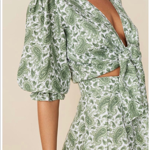 Faithful the brand Jacinta top sable paisley - Picture 2 of 3